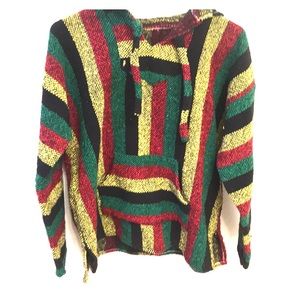 Thick pull over hoody.